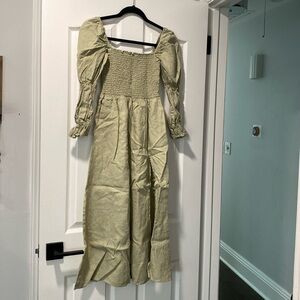 Reformation dress, size S, sage colored